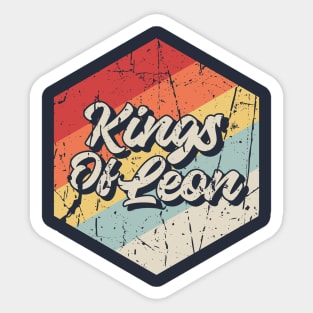 Kings Of Leon Retro Sticker